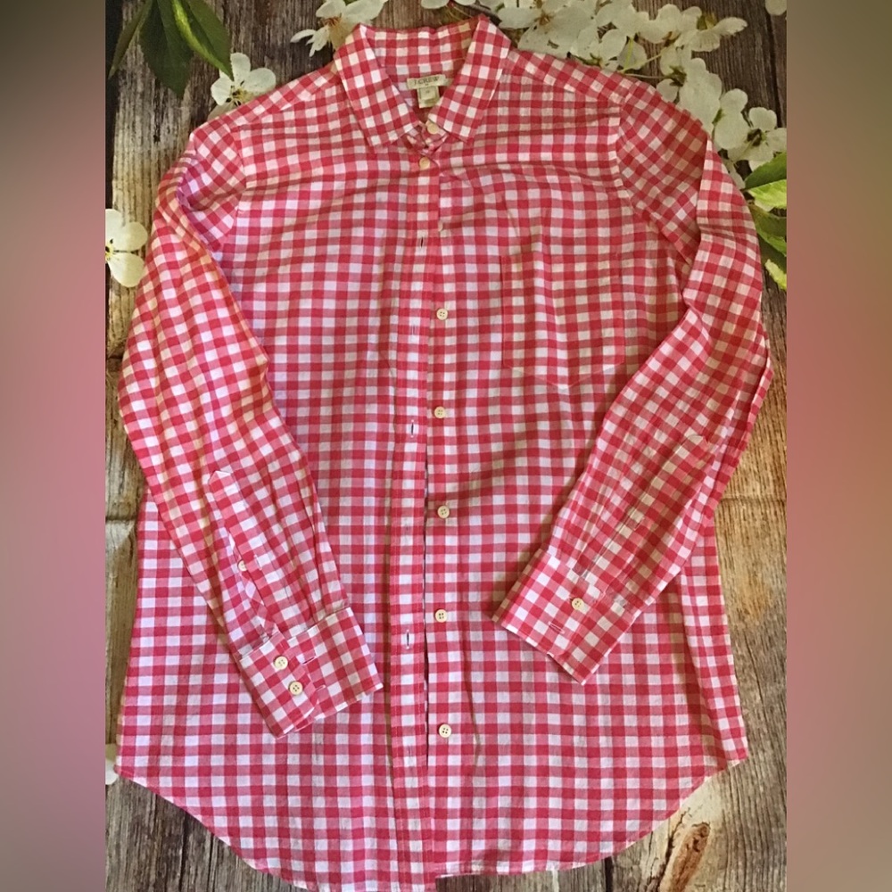Woman’s J.Crew size extra small long sleeve button down blouse cc - Picture 1 of 6